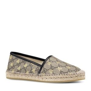 New Gucci Women's Pilar GG Supreme Canvas Espadrille Flats should size 38/8